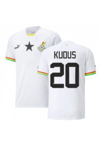 Ghana Mohammed Kudus #20 Voetbaltruitje Thuis tenue WK 2022 Korte Mouw